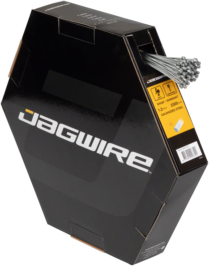 Jagwire Basics Shift Cable - 1.2 x 2300mm, Galvanized Steel, For SRAM/Shimano
