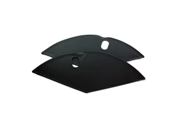 Clothing Guard Varnished Cloth 28/5 (pair) - Matte Black