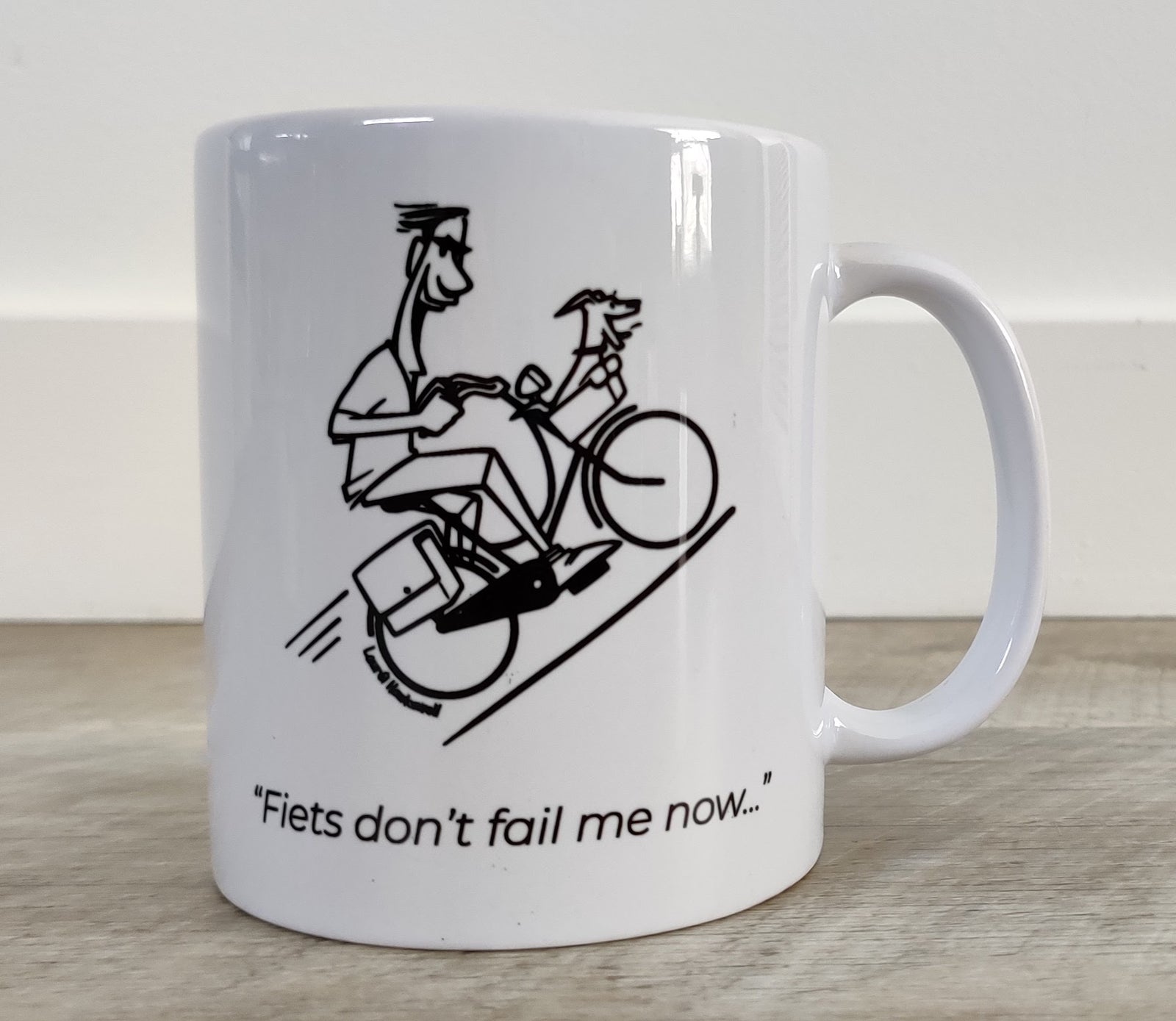 Fiets don't fail me now... Mug