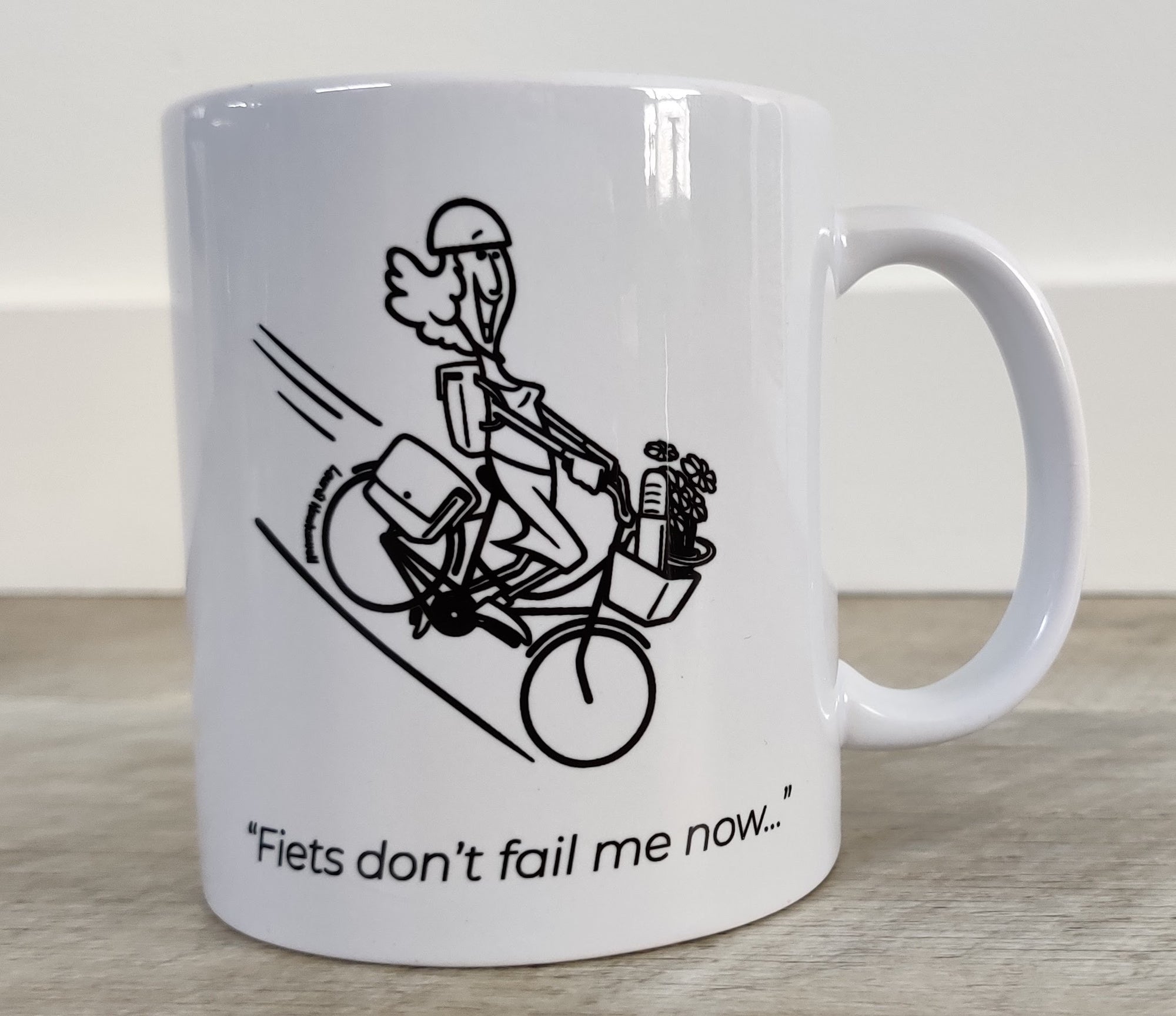 Fiets don't fail me now... Mug