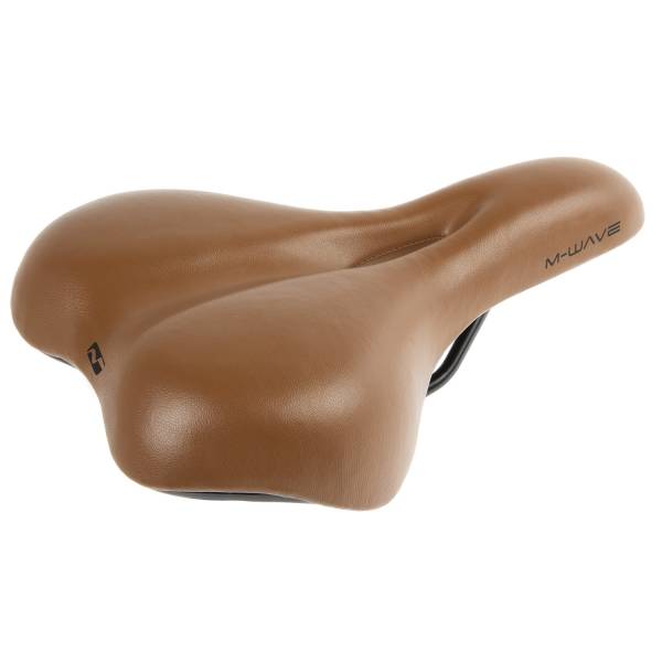 M-Wave Tour IV Bicycle Saddle 260 x 186mm - Brown