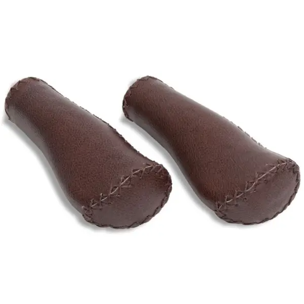 Selle Orient Leather Grips 135mm (pair) - Brown